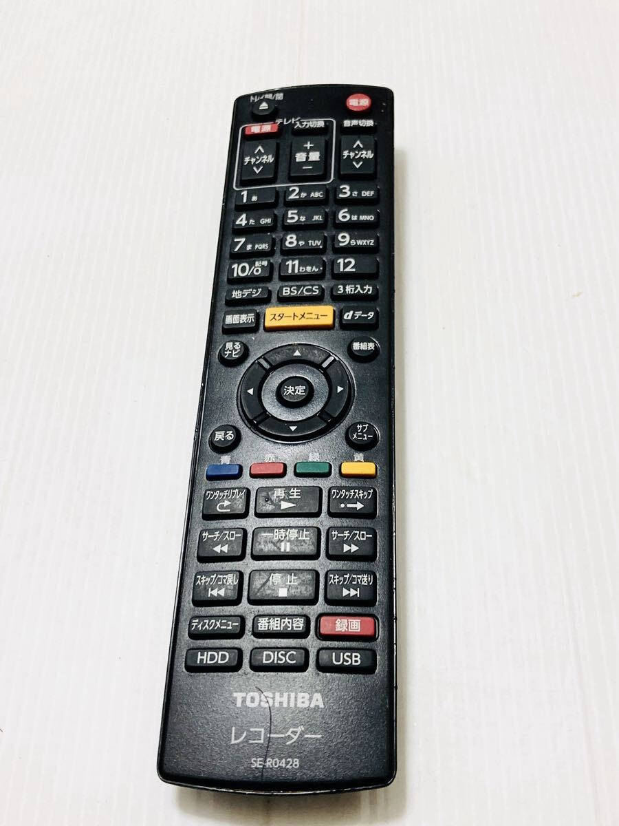 即日発送 動作品【TOSHIBA】◆SE-R0428◆TV テレビリモコン 東芝 拍卖