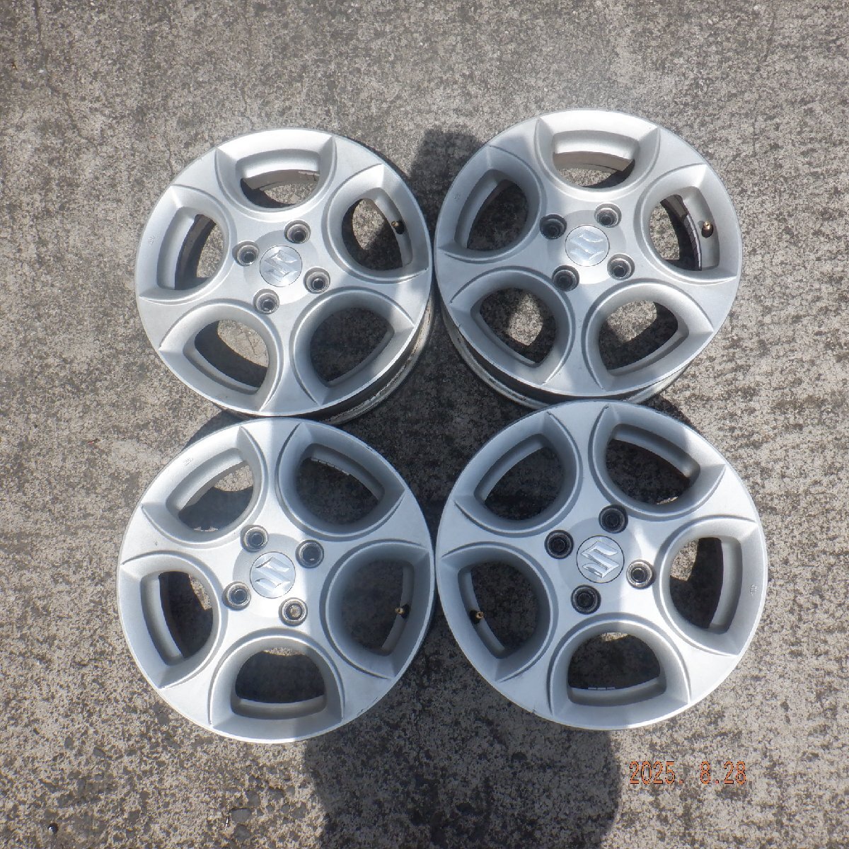 ▲純正 ホイール4本セット 14X4.5J PCD.100 オフセット50 4穴 売り切り:35774拍卖