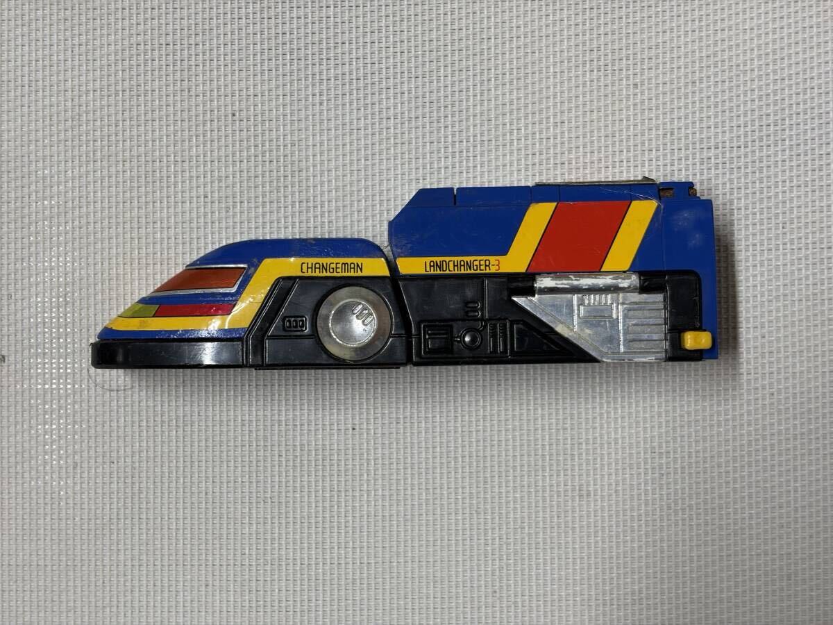 電撃戦隊チェンジマン DX超合金 チェンジロボ ランドチェンジャー3 右側 現状品拍卖
