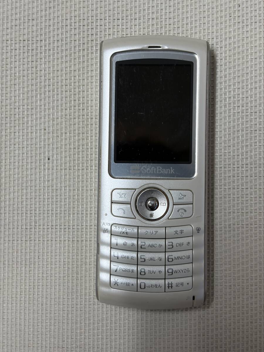 SHARP シャープ製 SoftBank ボーダフォン 携帯電話 V201SH拍卖