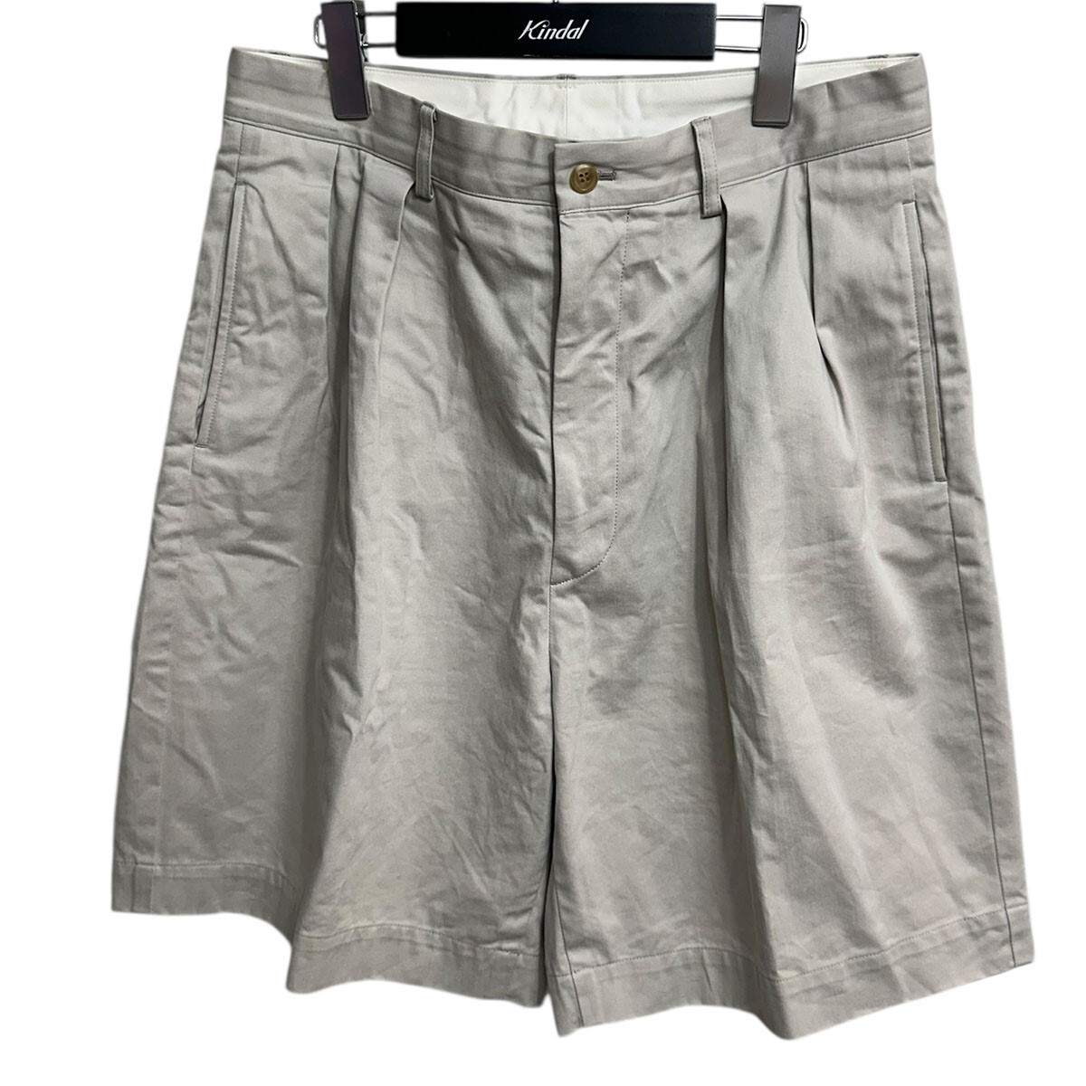 A.PRESSE Two Tuck Chino Shorts ECRU ツータックチノショーツ ショートパンツ 23SAP-04-02H 8071000163493拍卖