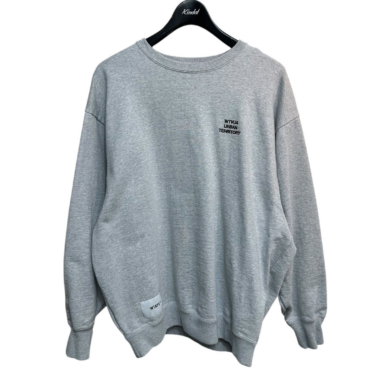 WTAPS WUT SWEATER COTTON ロゴ刺繍クルーネックスウェットシャツ 251ATDT-CSM058071000163646拍卖