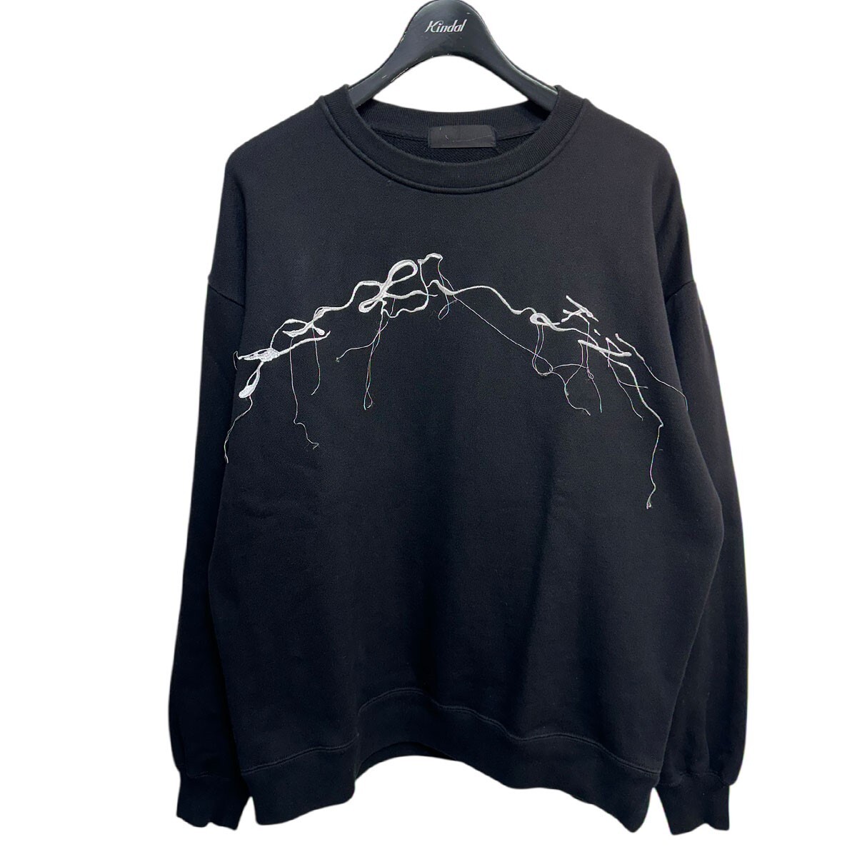 hyakki onimozi Sweatshirts 刺繍クルーネックスウェットシャツ H023001EF8071000163769拍卖