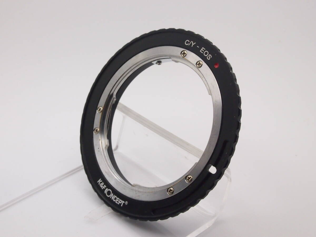 K&F CONCEPT レンズマウントアダプター C/Y - EOS ボディ側: Canon EOS EF → レンズ側: コンタックス ヤシカ CONTAX YASHICA ZA014拍卖