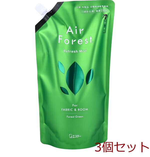 Air Forest エアフォレスト リフレッシュミスト フォレストグリーンの香り 詰替用 540mL 3セット拍卖