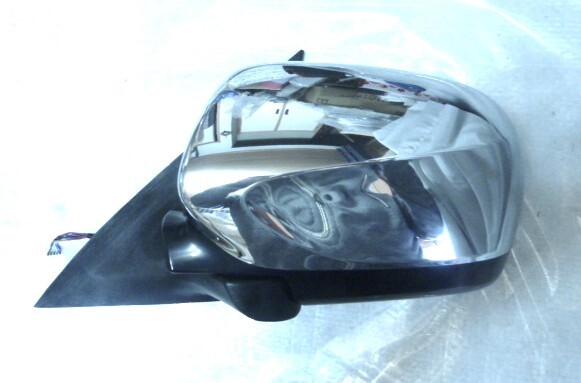 フォレスターSH5 左ドアミラー 電動格納 7P メッキカバー付 良品 ☆拍卖