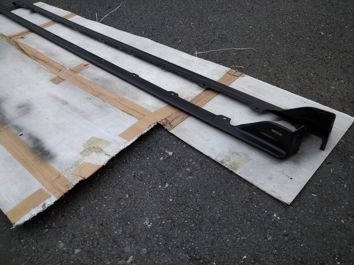 ★STI VAB/VAG WRX STI S4 サイドスポイラー SG517VA100★ 左右セット マッドブラック塗装 良好品拍卖