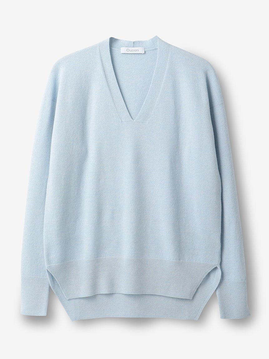 ★定価71,500円 /クルチアーニ Cruciani 定番ウールカシミヤVニット / ストラスブルゴ購入★ビームスジョンスメドレードルモアザノーネ拍卖