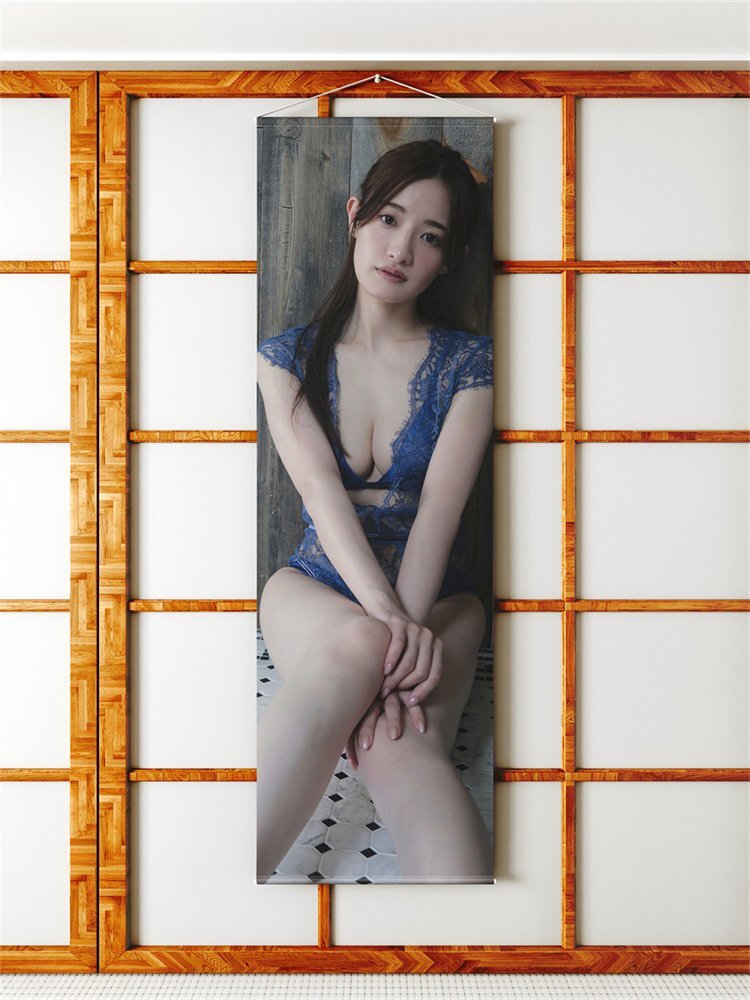 中田花奈/等身大サイズ/ダブルスエード生地/上質/タペストリー拍卖