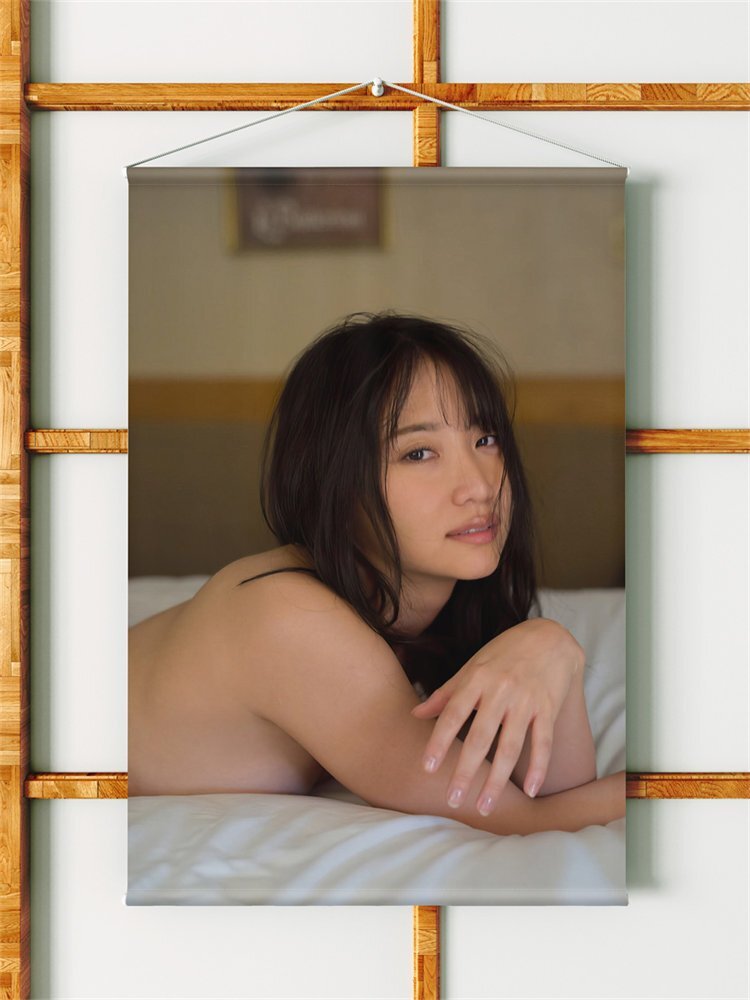 永尾まりや/B2サイズ/ダブルスエード生地/上質/タペストリー拍卖