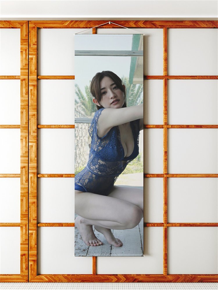 中田花奈/等身大サイズ/ダブルスエード生地/上質/タペストリー拍卖