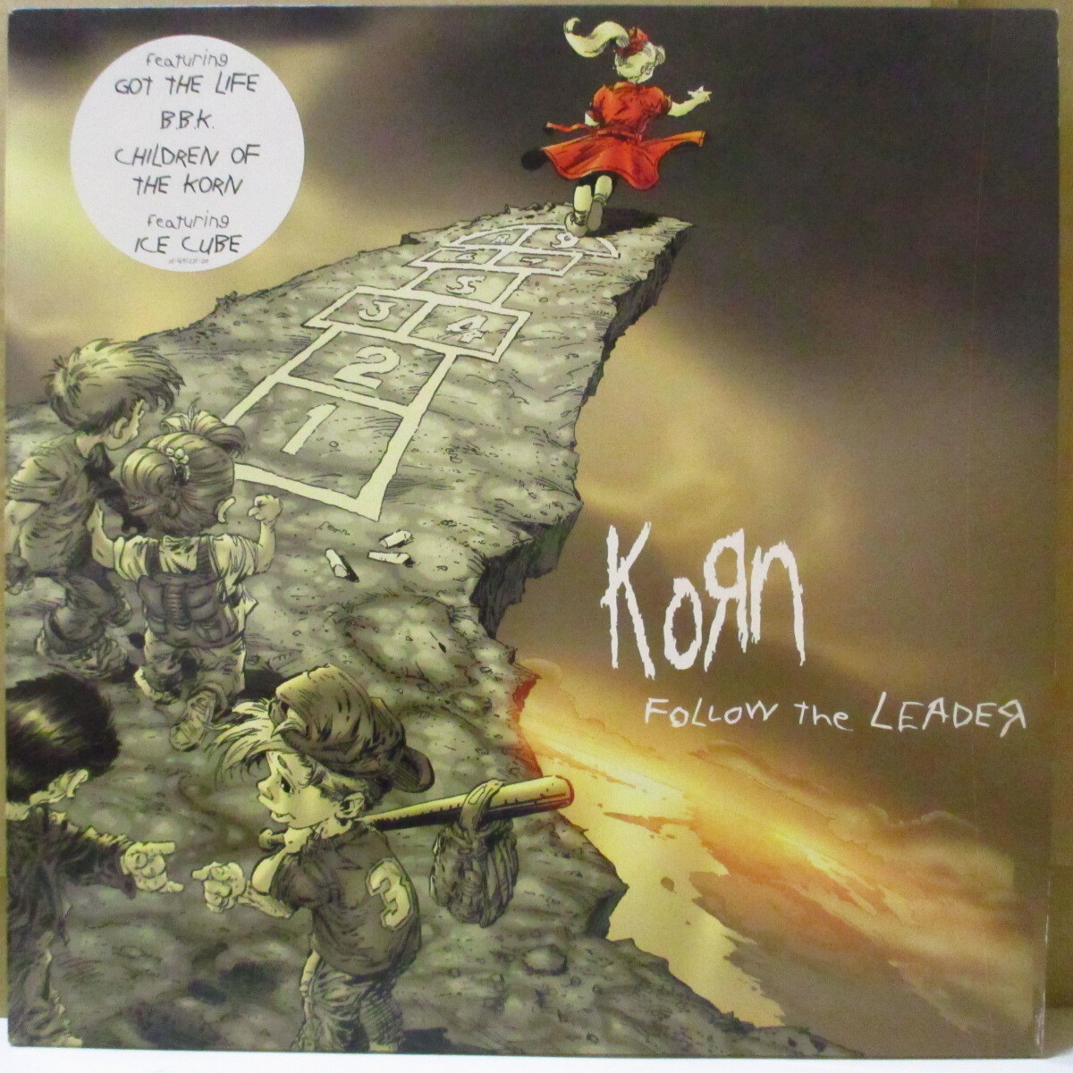 KORN(コーン)-Follow The Leader (EU オリジナル 2xLP+ソフト紙インナー/レアステッカー付拍卖