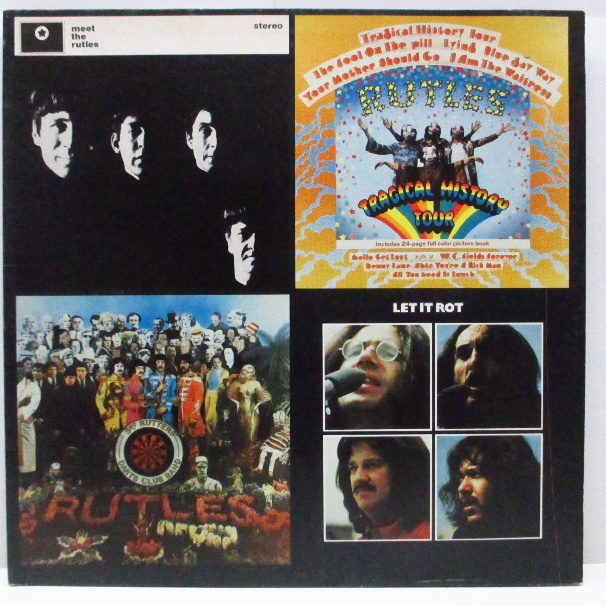 RUTLES(ラトルズ)-The Rutles (UK オリジナル LP+インナー、ブックレット/光沢見開きジャケ)ラト拍卖