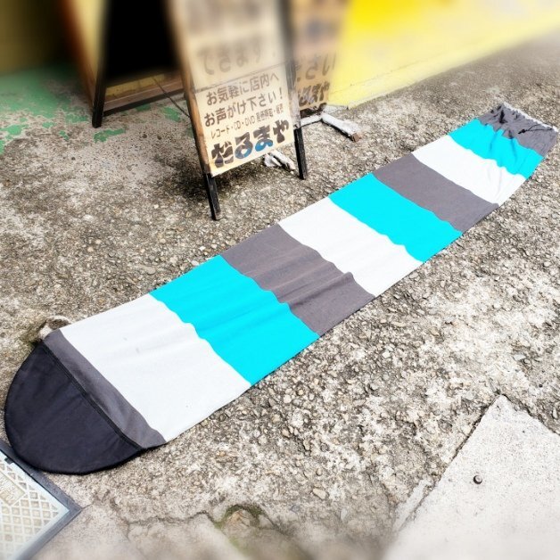 GY0873 サーフボードケース / ソフトケース サーフィン ロングボード 9' 6 ニットケース グラッシー【中古品】拍卖