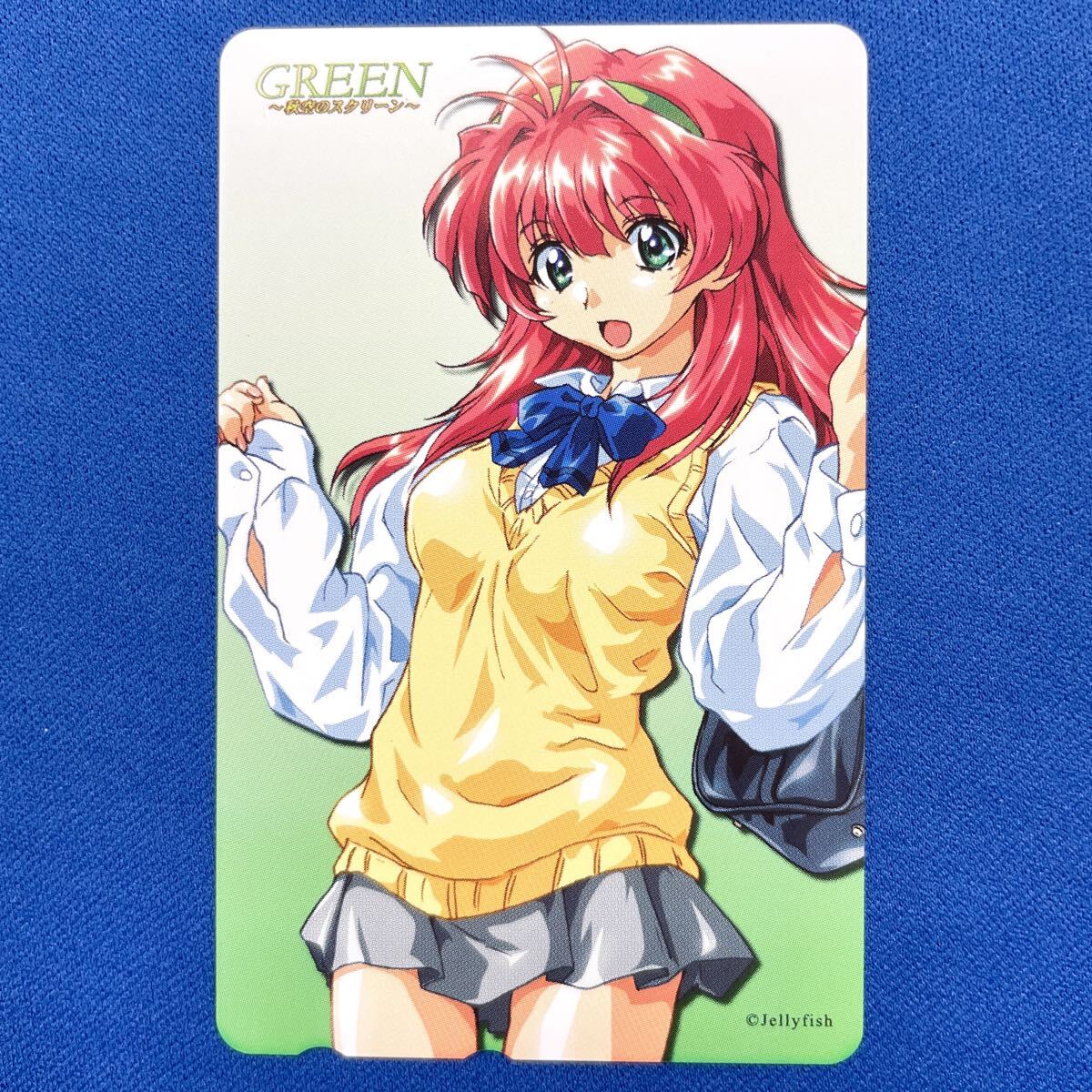 T344【未使用】GREEN 秋空のスクリーン 水野真琴 古美明 滝美梨香 Jellyfish テレカ テレホンカード 拍卖