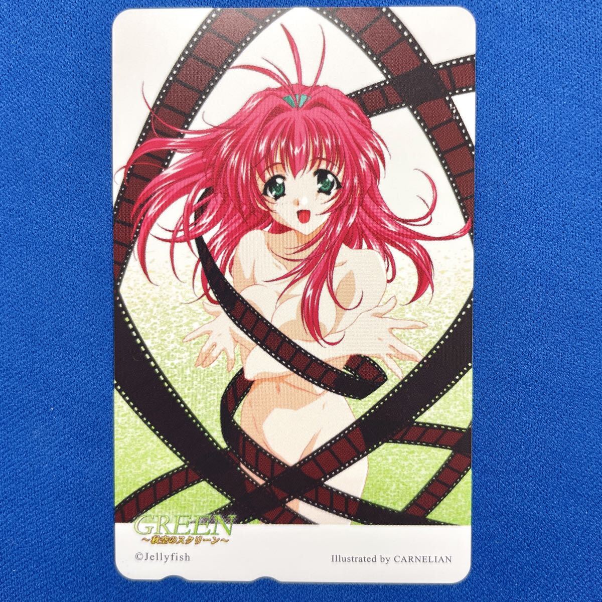 T356【未使用】GREEN 秋空のスクリーン 水野真琴 CARNELIAN 古美明 Jellyfish テレカ テレホンカード 拍卖