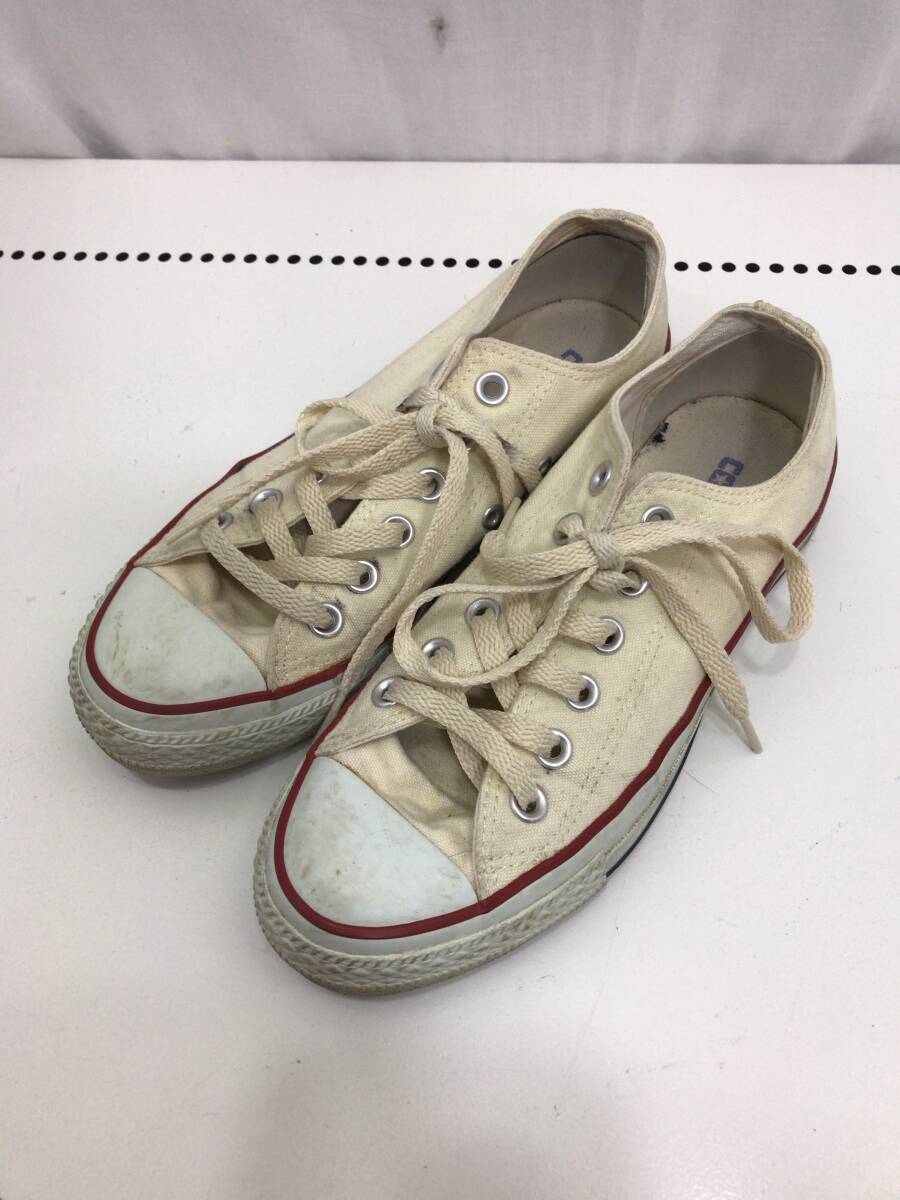 CONVERSE ALL STAR スニーカー アイボリー 23.5cm レディース コンバース オールスター H11拍卖