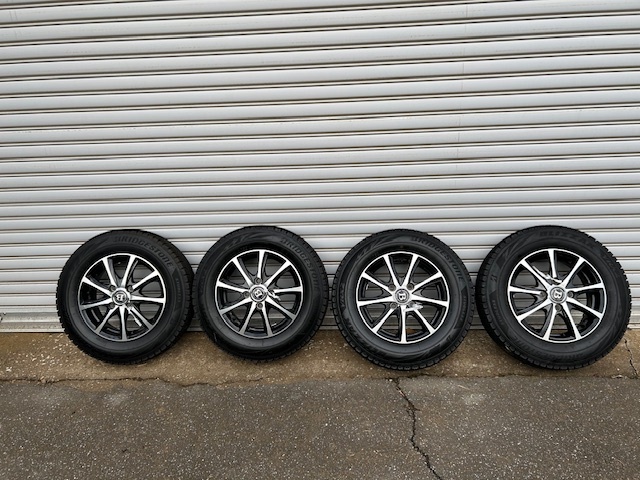 2023年46週製1シーズンのみ使用!BSブリザックVRX2 145/80R13 アルミ付4本セット拍卖