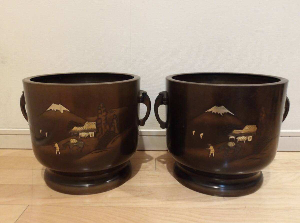 即決 火鉢 手あぶり 美術火鉢 昭和 レトロ アンティーク JAPANESE ANTIQUE拍卖