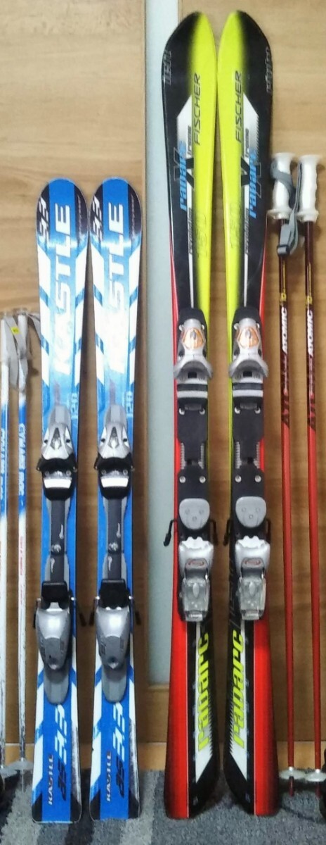 中古/スキー板2セット/フィッシャー150センチ/ケスレー120センチ拍卖