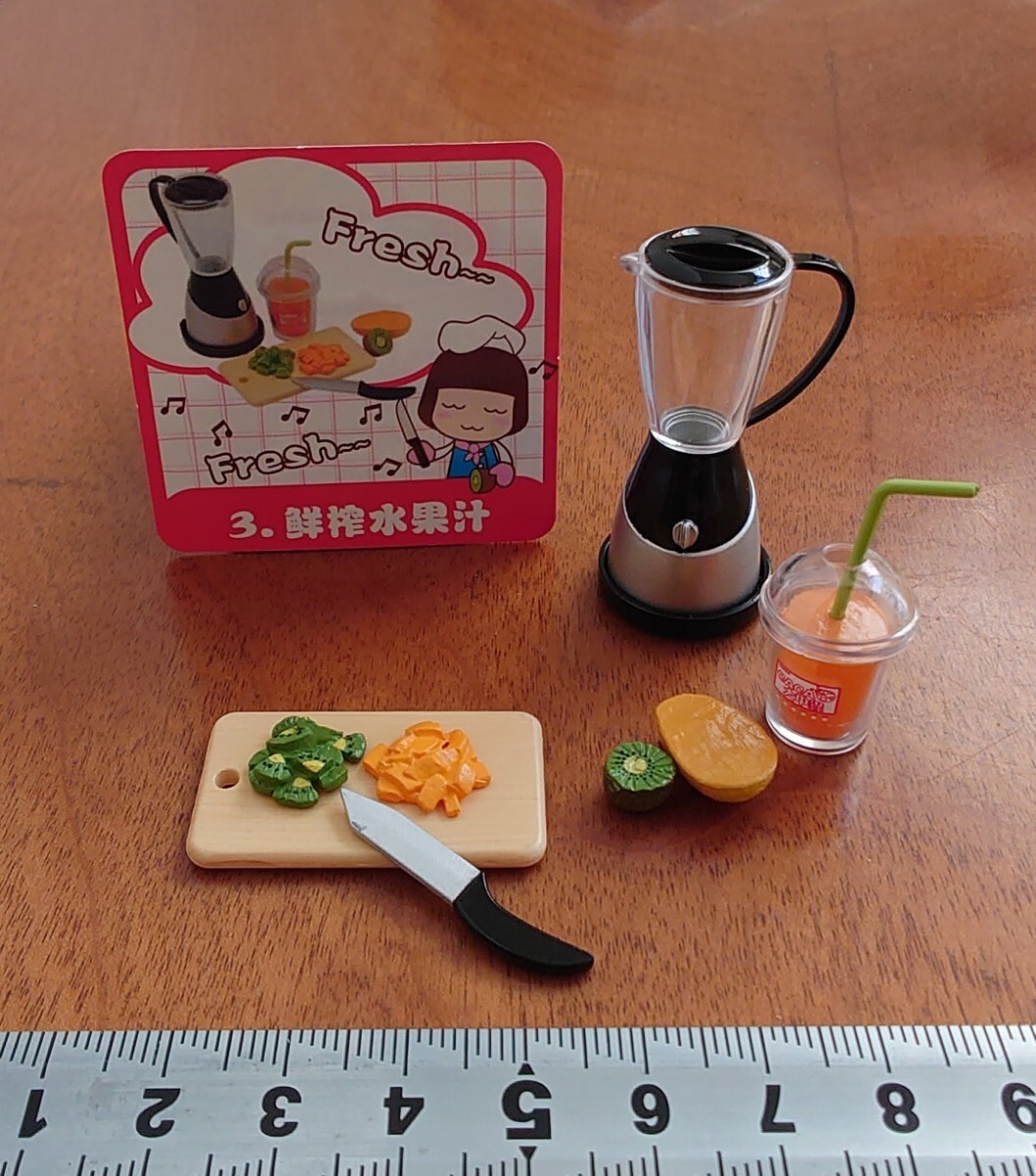 ミニチュア orcara オルカラ ジューサー フルーツ フードショップ フルーツジュース リーメント 風 フィギュア 屋台 ミニチュアフード拍卖