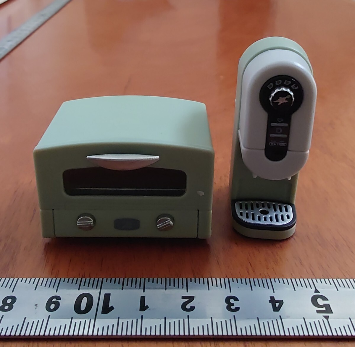 アラジン トースター コーヒーブリューワー グリーン 2個セット ミニチュアフィギュア vol.5 ガチャ Aladdin拍卖