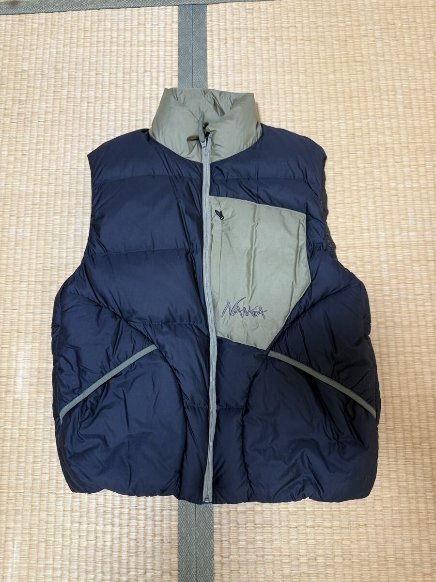 NANGA ナンガMAZENO RIDGE VEST マゼノリッジ ダウンベスト サイズL 1回のみ着用拍卖