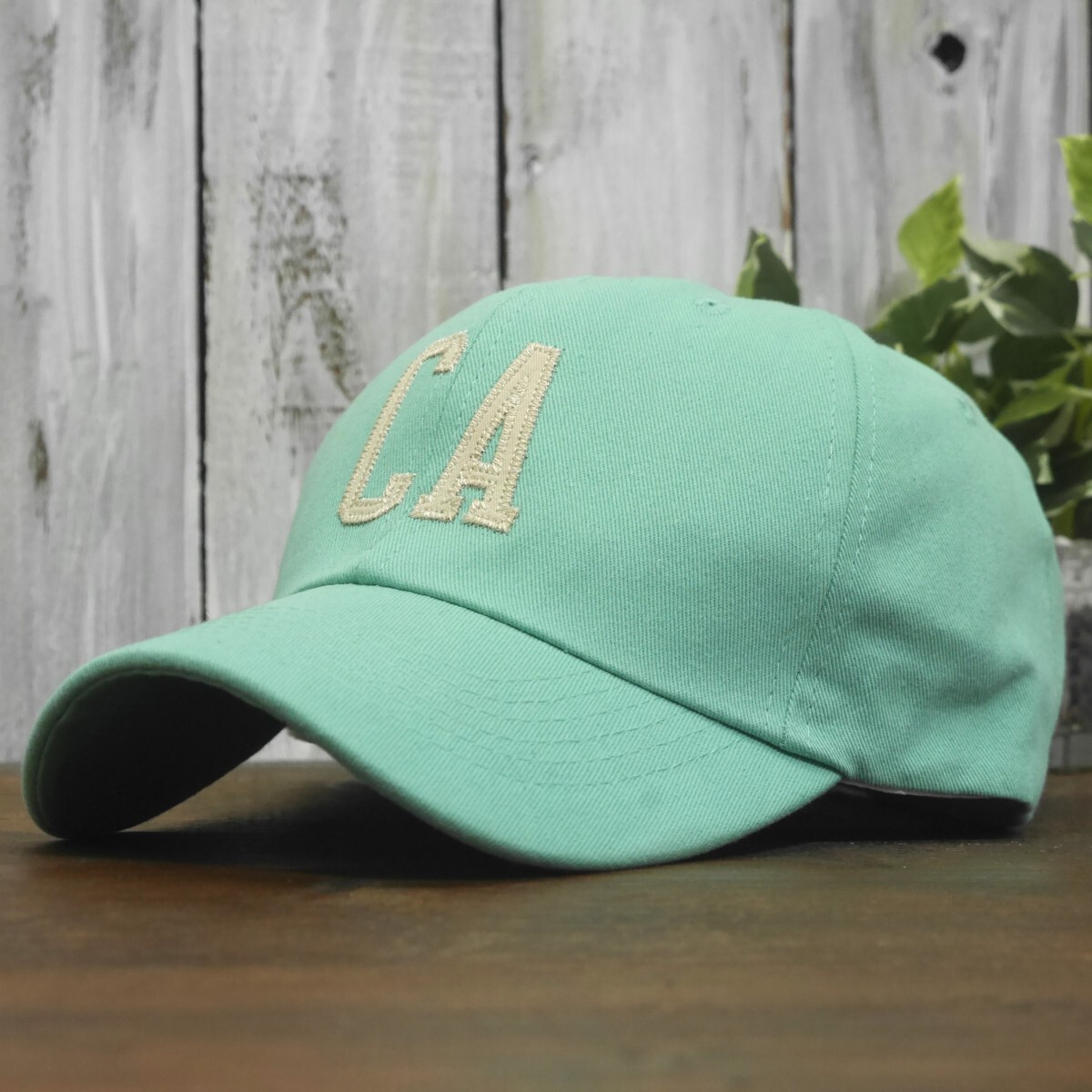 送料450円 ロゴ ワンポイント LA シンプル ローキャップ ライムグリーン UV対策 サイズ調整可能 男女OK メンズ レディース拍卖