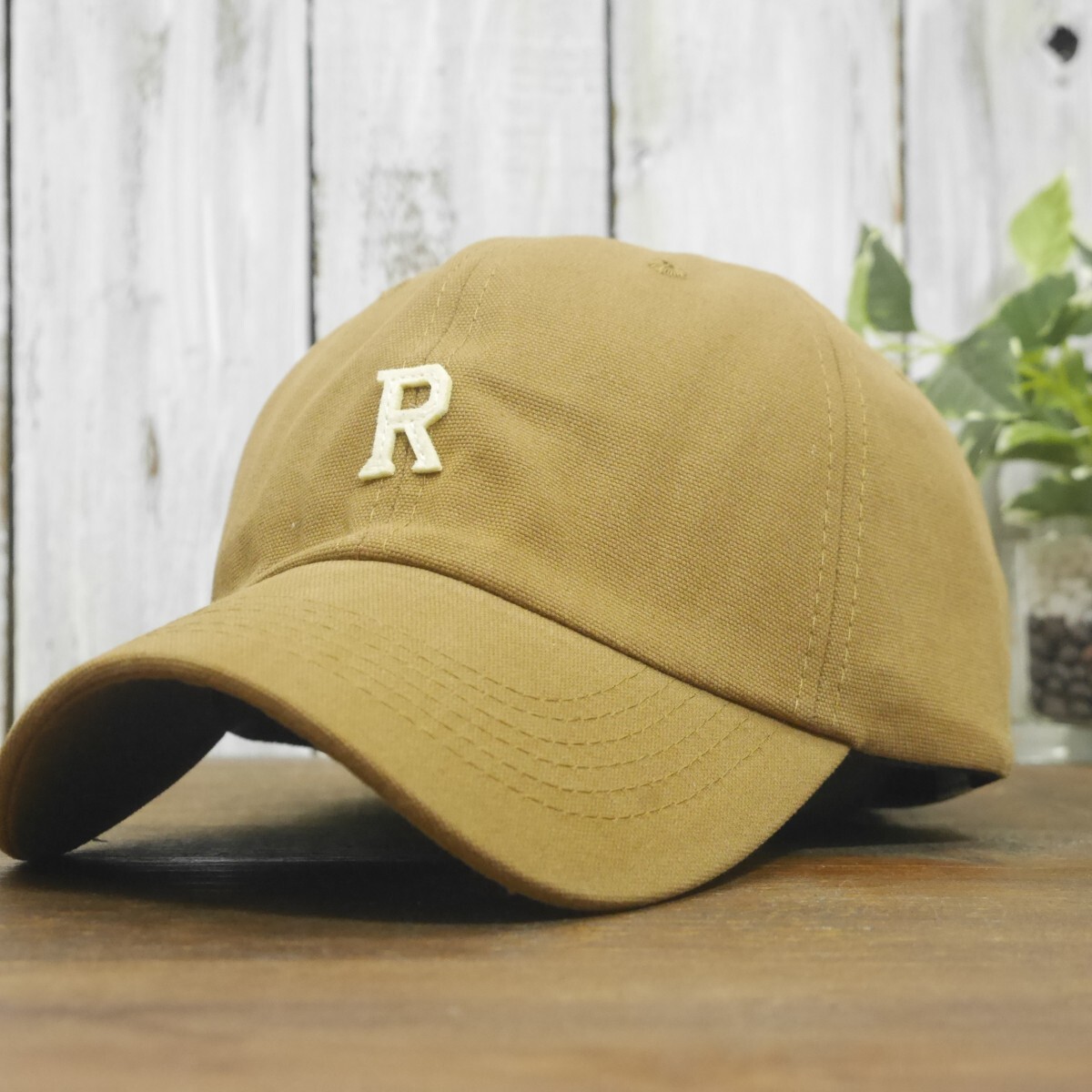 送料450円 ロゴ ワンポイント R RIGOLER シンプル ローキャップ ブラウン UV対策 サイズ調整可能 男女OK メンズ レディース拍卖