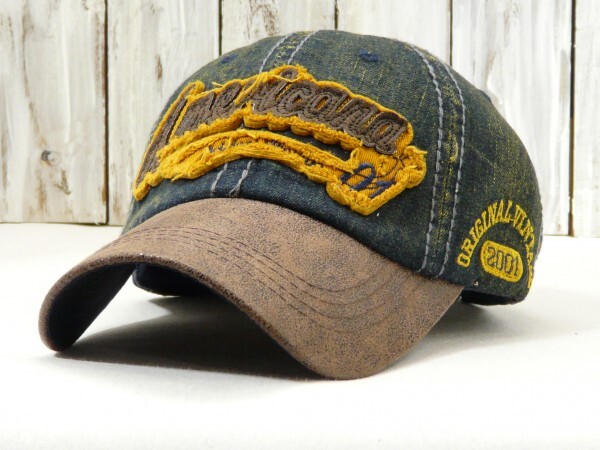 Americana ローキャップ インディゴダークブルー 濃青 サイズ調整可 送料\450 男女OK メンズ レディース拍卖