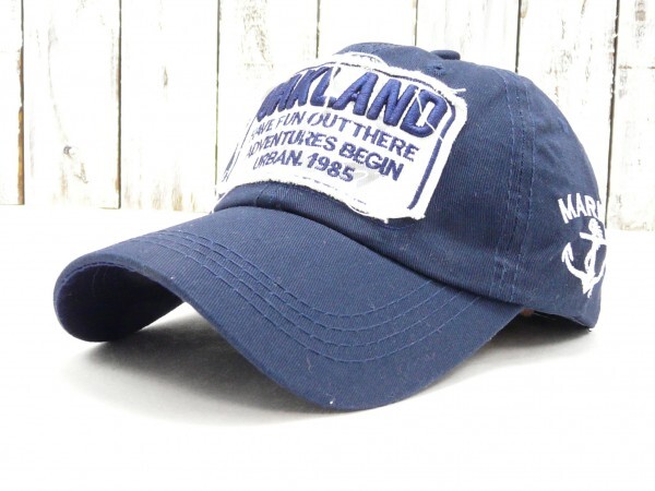 OAKULAND Low CAP ローキャップ ネイビー 送料\450 男女OK サイズ調整可拍卖