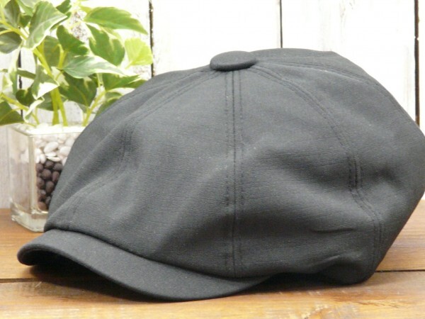 全国一律送料450円 キャスケットハンチング シンプル ブラック サイズ調整可能 ニュースペーパー 男女OK メンズ レディース 拍卖