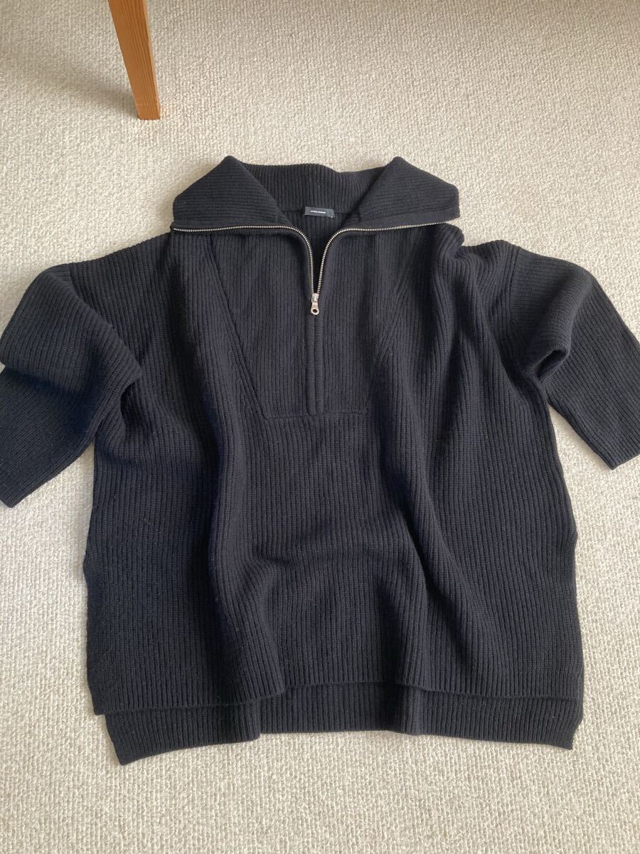 JOURNAL STANDARDジャーナルスタンダード ブラックウールニット フリーサイズ拍卖