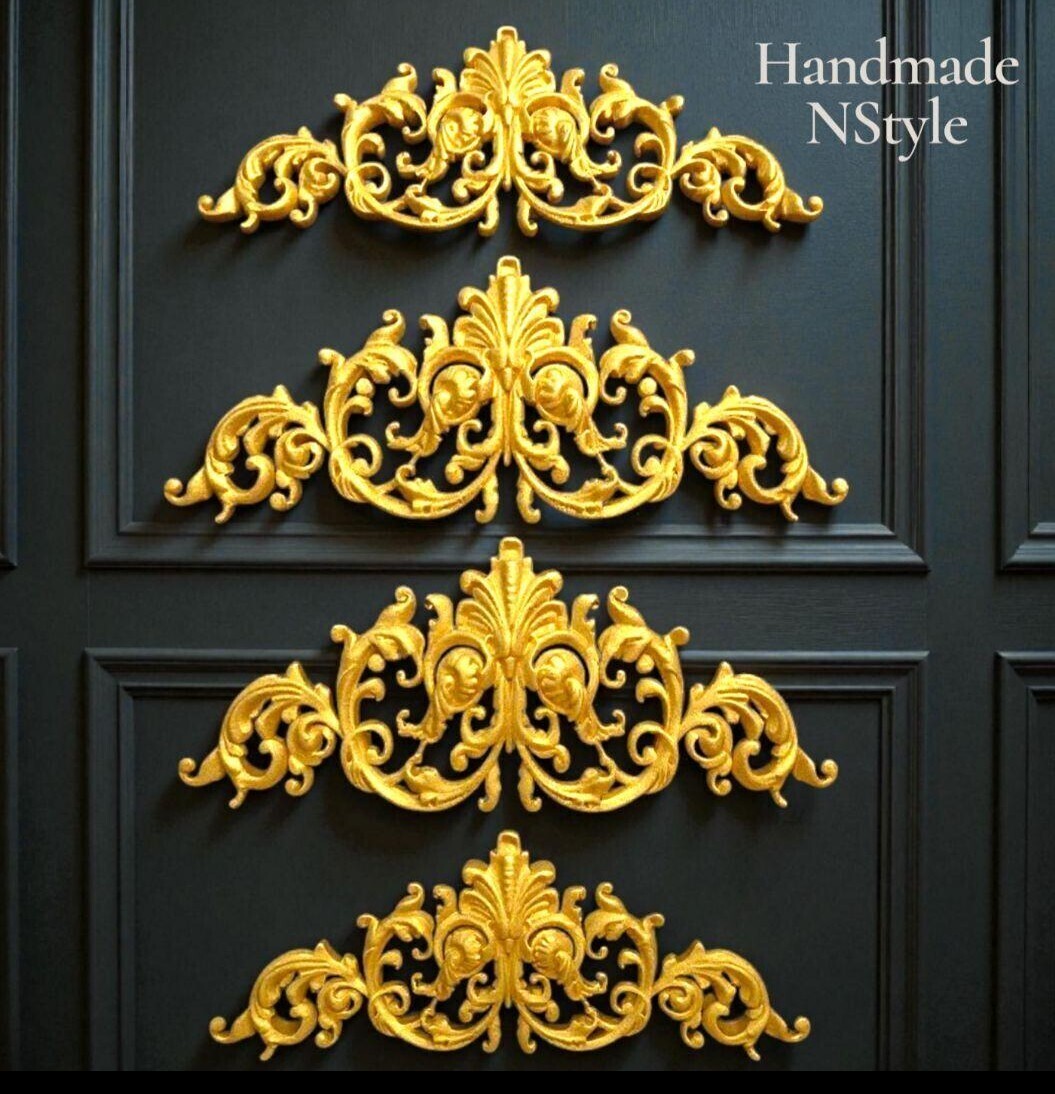 アンティーク飾り DIY 装飾 ロココ調レリーフ インテリア 真鍮金具 パーツ拍卖