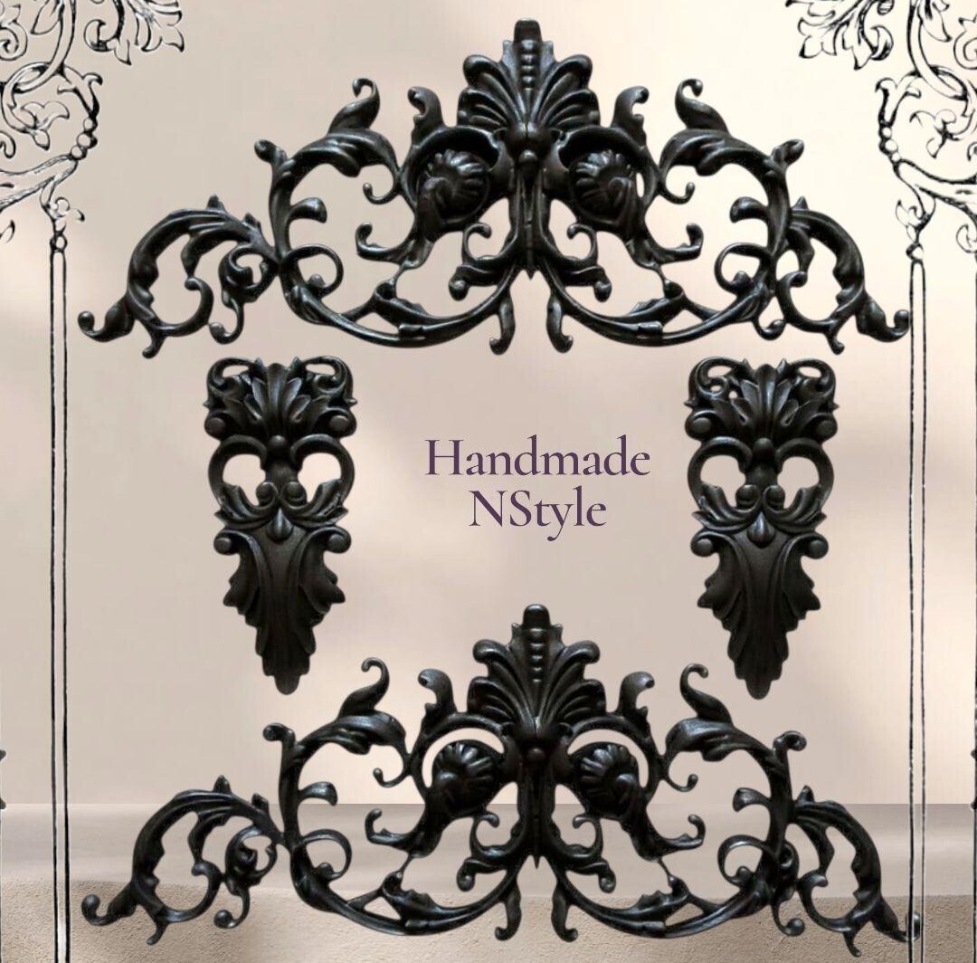 アンティーク飾り DIY 装飾 ロココ調レリーフ アイアン調拍卖