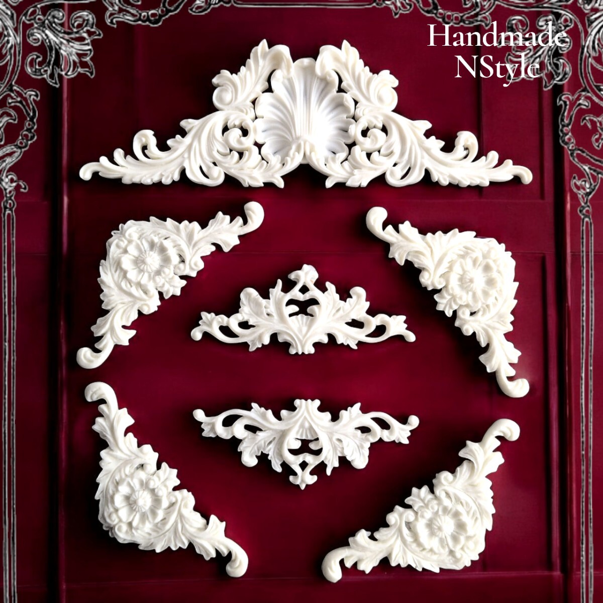 アンティーク飾り DIY 装飾 ロココ調レリーフ拍卖