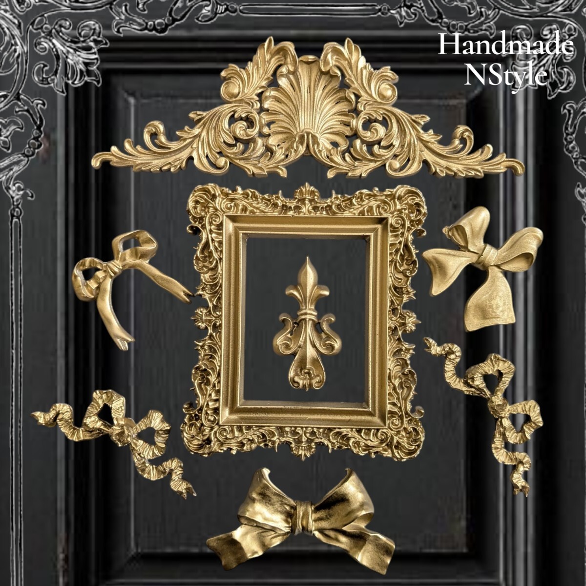 アンティーク飾り DIY 装飾 ロココ調レリーフ ヴィンテージ拍卖