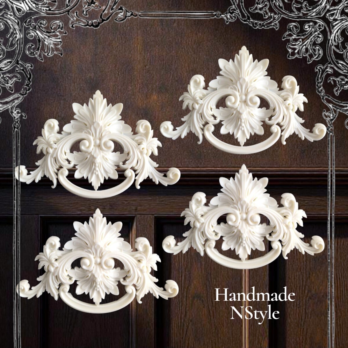 アンティーク飾り DIY 装飾 ロココ調レリーフ インテリア拍卖
