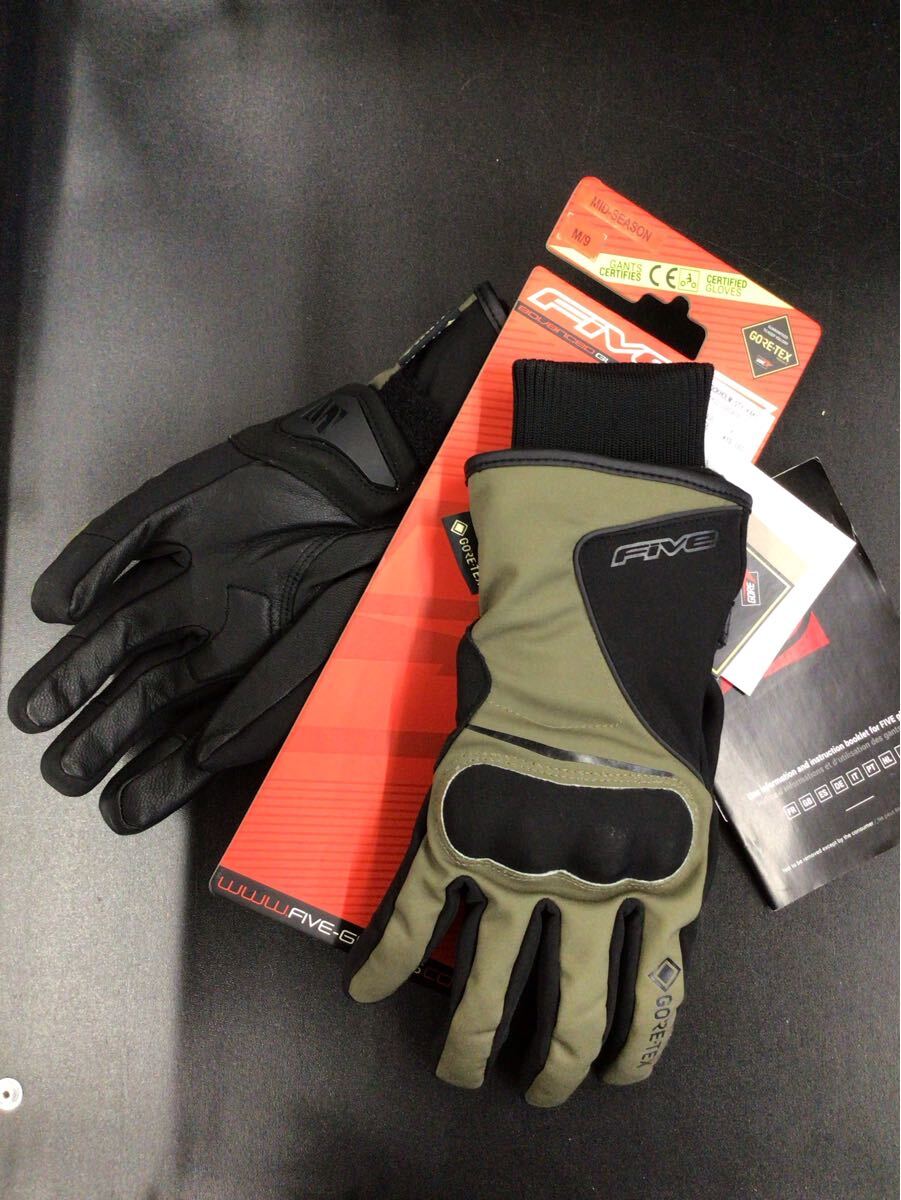 GORE-TEX ウィンター グローブ Mサイズ FIVE ストックホルム バイク グローブ STOCKHOLM 防寒グローブ拍卖