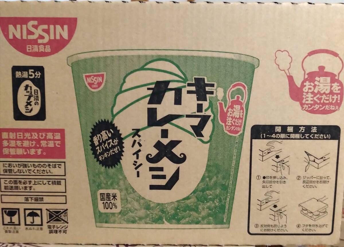 カレーメシ キーマカレーメシ スパイシー 日清食品 インスタント ごはん ご飯 105g×6個 送料別拍卖