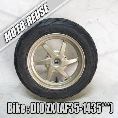 □【DIO ZX ディオZX AF35】純正リアホイール 後輪 アルミ□K80199拍卖