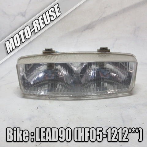 □【LEAD90 リード90 HF05 2st】純正ヘッドライト(A) (LEAD50 リード50 AF20)□K68795拍卖