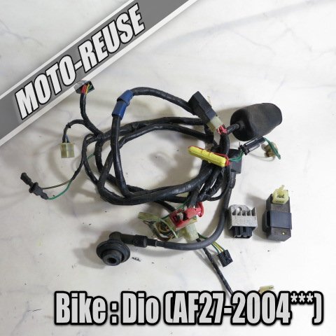 □【スーパーDIO ディオ AF27】純正メインハーネス+電装SET CDI/レギュレター/IGコイル「GK8 CF488B」□K29899拍卖