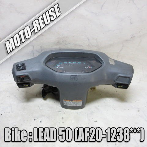 □【LEAD50 リード50 AF20 2st】純正メーターASSY スピードメーター メーターカバー ハンドルカバー スイッチ □K80390拍卖