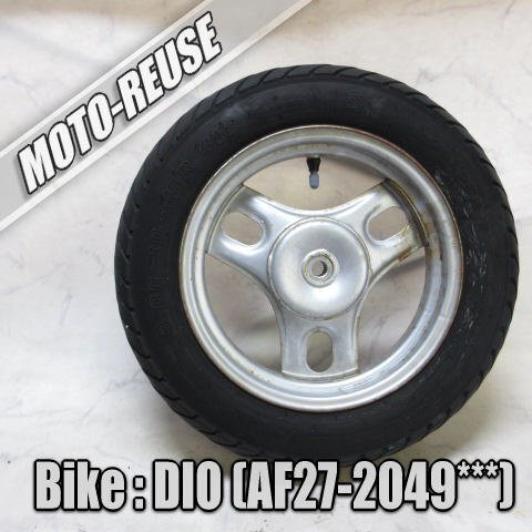 □【スーパーディオ DIO AF27】純正リアホイール 後輪□K72987拍卖