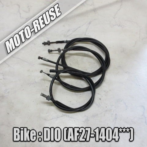 □【スーパーディオ DIO AF27】純正ワイヤーセット フロント リア ワイヤー メーターケーブル (レターパックプラス) □K73236拍卖