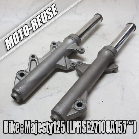 □【Majesty125 マジェスティ125 FI車】純正フロントフォーク 左右セット□K70354拍卖