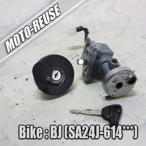 □【BJ ベーシックジョグ SA24J】純正キーSET(A) キーセット 動作OK□K80780拍卖