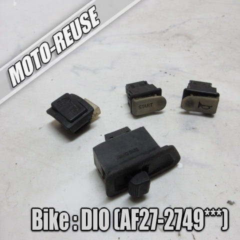 □【スーパーDIO ディオ AF27】純正スイッチセット ウインカースイッチ ホーンスイッチ セルスイッチ□K66197拍卖