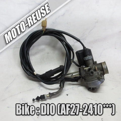 □【スーパーDIO ディオ AF27】純正キャブレター(A) スロットルワイヤー付「PB 2DD A」 AF28□K61183拍卖